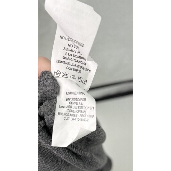 Mama Bella Women’s Maternity Gray Rib Knit Jumpsuit Size 36 Stretch Belted - Picture 4 of 10